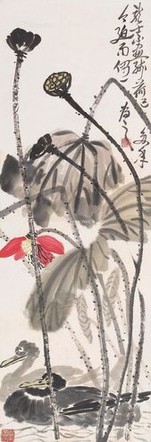 萧龙士 花鸟