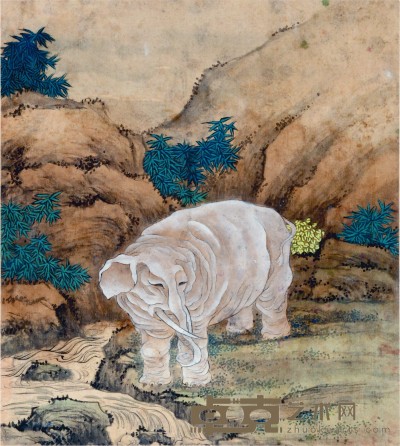 佚名 太平有象绢本 28×25cm 约0.6 平尺