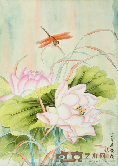 陈宝珍 工笔花鸟 57×40cm 约2.0 平尺