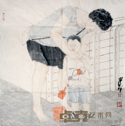 周建祥 人物 68×70cm 约4.2 平尺