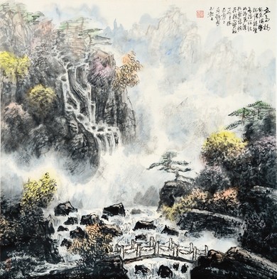 章飚 山水