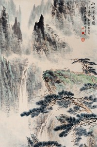 周觉钧 山水