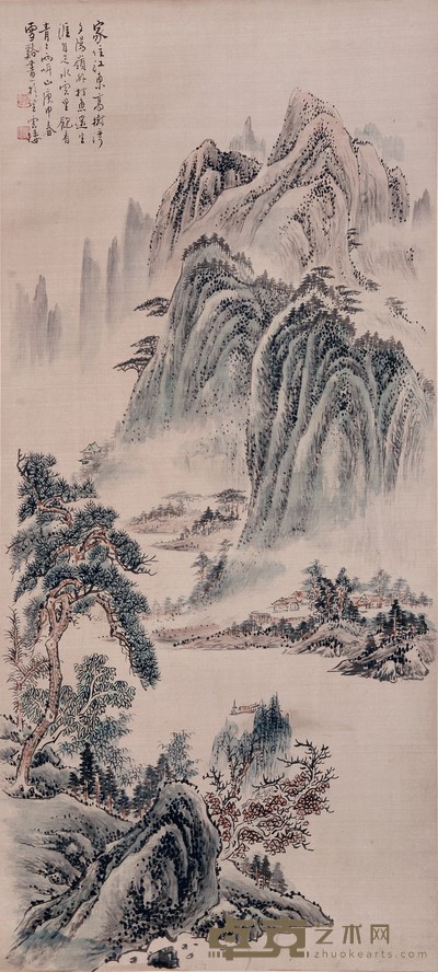 蒋孝游 山水 87×37cm 约2.8 平尺
