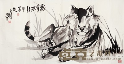 卓然 老虎 136×68cm 约8.3 平尺