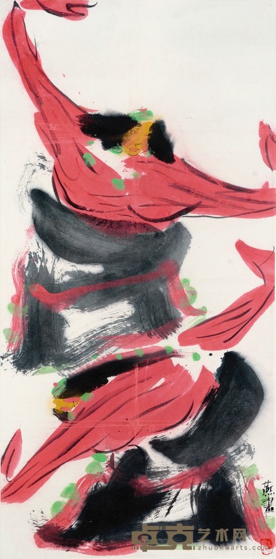何南燕 人物 33×68cm 约2.0 平尺
