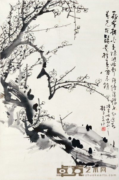 林文奇 梅花 78×51cm 约3.5 平尺