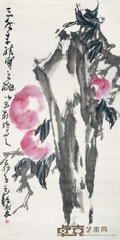 薛志耘 花鸟 136×68cm 约8.3 平尺
