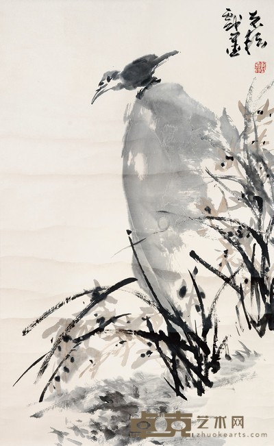 薛志耘 花鸟 94×58cm 约4.9 平尺