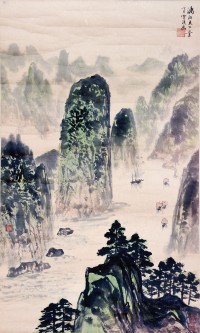 蒋孝游 山水