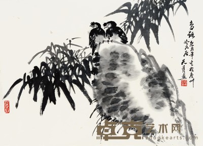 陶天月 鸟语 69×50cm 约3.0 平尺