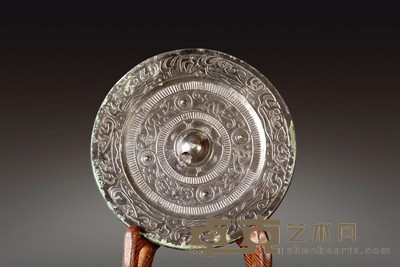 汉代 四乳神兽镜 径:11.5cm