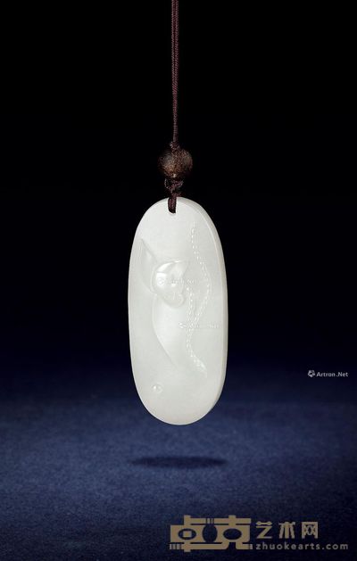 葛虹 和田籽料“妙语连珠” 5.3×2.3×1.0cm