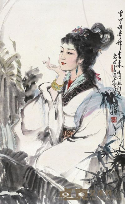 白伯骅 云中谁寄锦书来 79×49cm