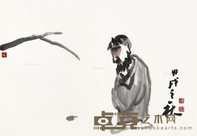 李老十 秋 31.5×45.5cm