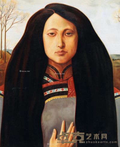 韦尔申 女子肖像 50×60cm
