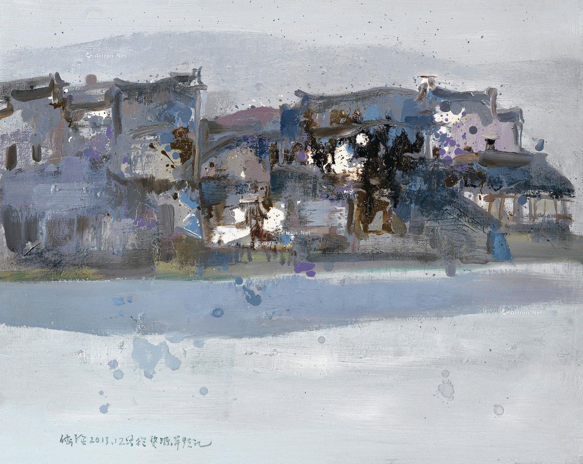傅强 雪韵 65×81cm