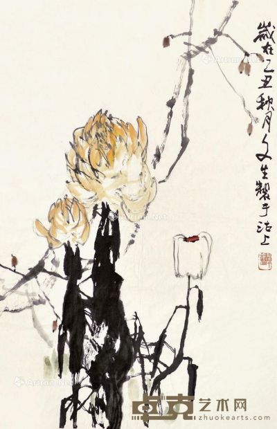 刘文生 花卉 68×46cm
