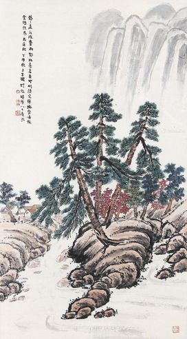 李抚虹 山水