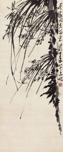 萧龙士 兰花