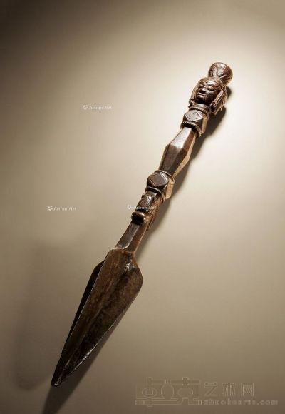 14世纪 铁质金刚橛 长36cm