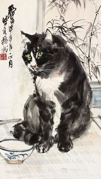 黄胄 猫