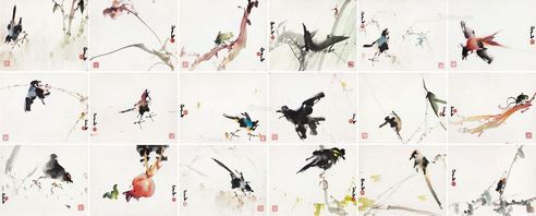 赵少昂 花鸟