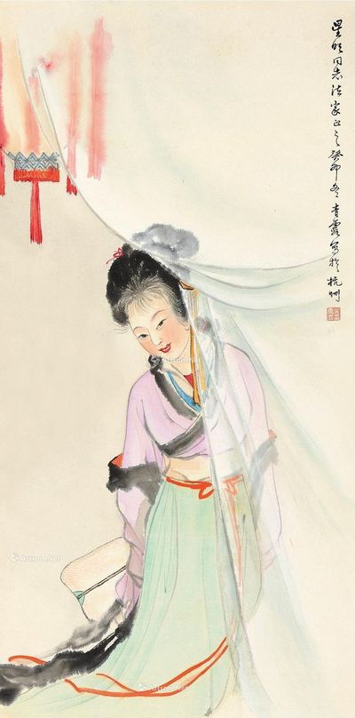 吴青霞 仕女图