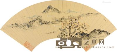 王思任 山水清音 16×48cm