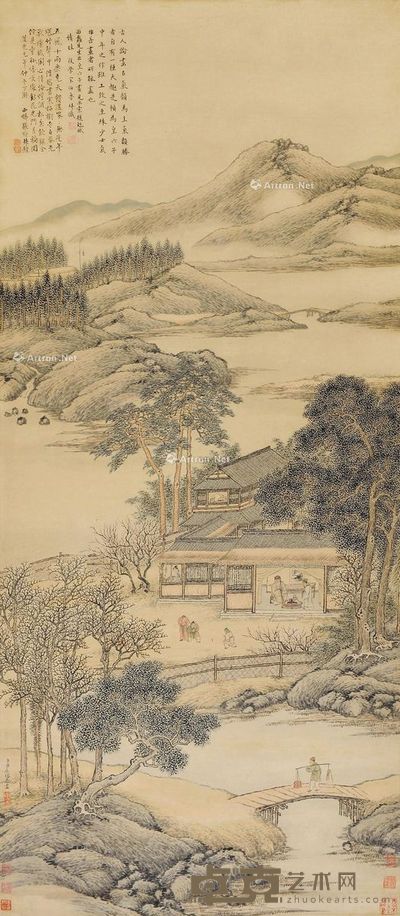 永瑢 爆竹探春 137×60cm