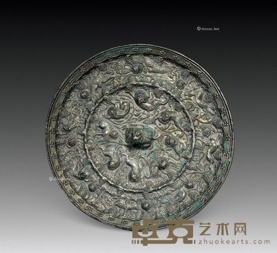 海兽葡萄镜 22cm