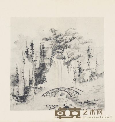 楳华道人山水册 --