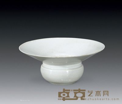 明或更早 影青小渣斗 4×口径10.3cm