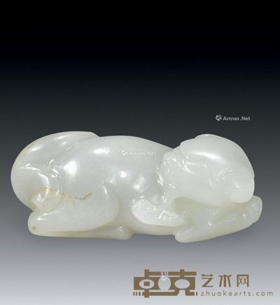 清 灵芝兽 2.4×2.5×5.5cm