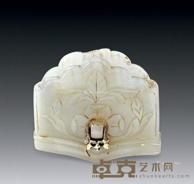清 和田痕都斯坦工剑阁 4.2×4.8×2cm