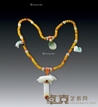 清 和田多宝串项链 --