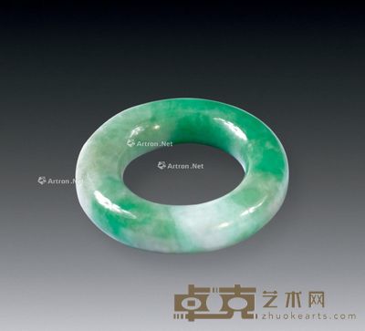 清 翡翠佛手圈 --