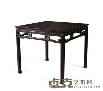 清中 紫檀八仙桌 92×92×86cm