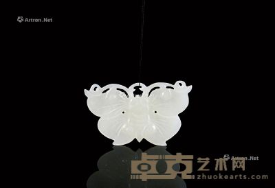 清 玉蝴蝶 长4.5cm