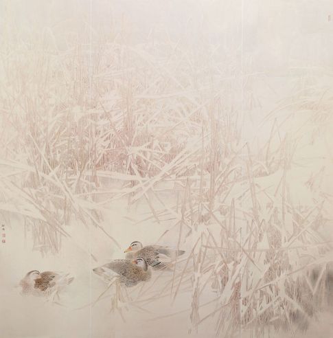 李朝阳 野塘春雪