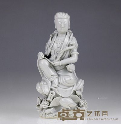 清 德化瓷观音 高24cm