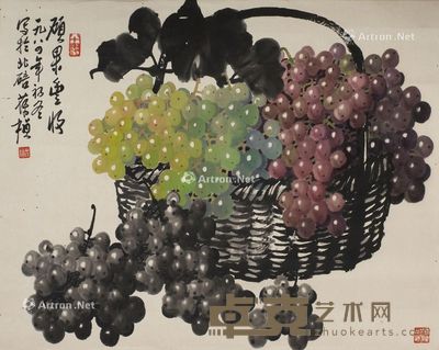 苏葆桢 硕果丰收 41×59cm