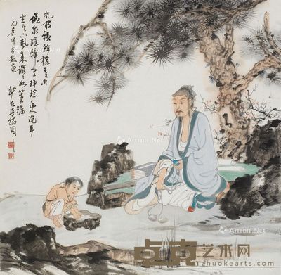 韩云朗 人物 70×73cm