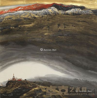 李金远 山水 68×68cm