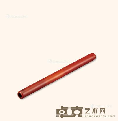 清 玛瑙笔杆 长19cm