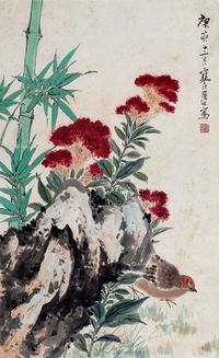 江寒汀 花鸟