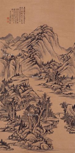 何维朴 山水