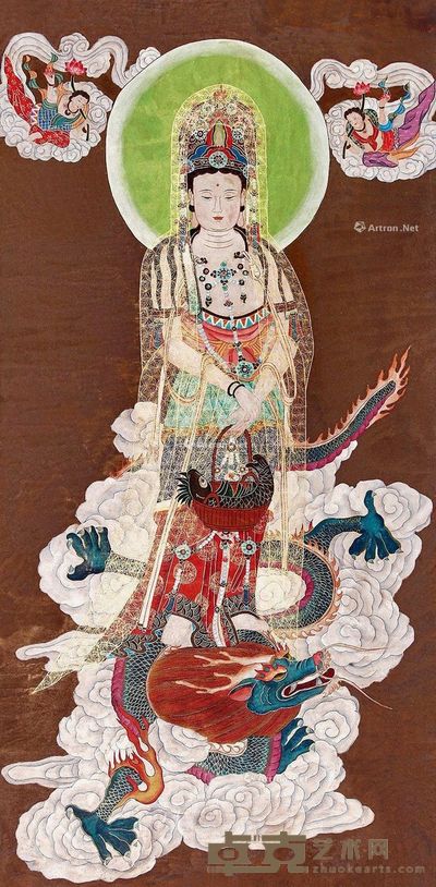 佚名 佛像 128×63cm
