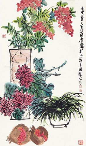 曹简楼 清供