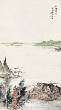 吴青霞 太湖渔舟