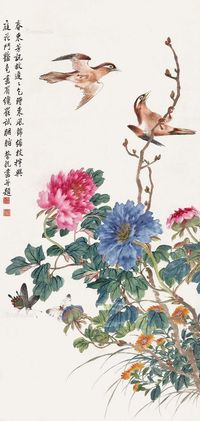 蔡铣 春色芳鸣